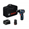 Bosch - 12V AKU vŕtací skrutkovač GSR 12V-32, 2x aku 2,0 Ah Li-Ion, nabíjačka 06019N7003