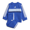 adidas Tiberio 3-Stripes Colorblock Fleece Track Suit Infants Blue 1-2 Years