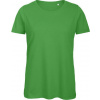 B&C INSPIRE T / Dámske tričko Medium Fit z bio bavlny - real green XXL