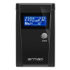 Armac O/650E/LCD zdroj nepřerušovaného napětí Line-interaktivní 0,65 kVA 390 W 2 AC zásuvky / AC zásuvek