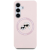 Karl Lagerfeld Liquid Silicone KCH Heads MagSafe Samsung Galaxy S25+ ružová 57983124075