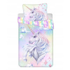 Jerry Fabrics obliečky Unicorn Pastel Rainbow 140x200 70x90