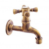 RAV Slezák Morava Retro Umyvadlový ventil na studenú vodu, stará mosadz MK393SM
