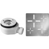 Gelco Vaničkový sifón, priemer 90mm, DN40, krytka chróm KSM107CH-SN90