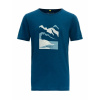 Tričko Devold Molnes Merino Tee Jr Skydiver Dark - 14 / Skydiver Dark