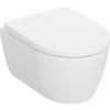 GEBERIT iCon Compact závesné WC TurboFlush s hlbokým splachovaním, 355 x 490 mm + softclose WC sedadlo, matná biela, 503.049.JT.1