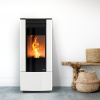 LISA 10 teplovzdušné kachle na pelety Nobis Farba: Biela, Výkon: 10 kW, Model: Comfort Air