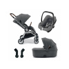 Mamas & Papas Strada kočík 2v1 Grey Mist + autosedačka CabrioFix