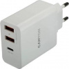Nabíjačka do siete Canyon H-08 2x USB/1x USB-C PD 30 W (CNE-CHA08W) biela