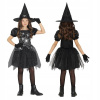 KOSTÝM MALEJ ČARODEJNICE PAVUČINA HALLOWEEN 116