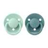 Bibs cumlíky silikón 2 ks De Lux 0-36 mesiacov One Size Nordic-mint-island-sea