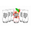Glasmark Sada vysokých pohárov s nápisom Home Sweet Home – 6 kusov po 400 ml