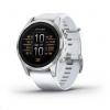 Garmin epix™ Pro (Gen 2) – Standard Edition | 42 mm, Silver / Whitestone Band 010-02802-01