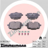 ZIMMERMANN Sada brzdových platničiek kotúčovej brzdy 24703.175.1