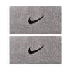 Potítko Nike Swoosh Double-Wide Wristbands - Sivý