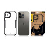 AppleMix TACTICAL Quantum Stealth Cover pre Apple iPhone 12 Pro - Odolný - Plast / guma - Transparentný / čierny