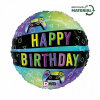 Foliový balonek Happy Birthday videohry 46 cm