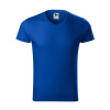 Tričko pánske MALFINI® Slim Fit V-neck 146 kráľovská modrá veľ. L