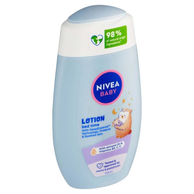 NIVEA Baby Bed Time Telové mlieko 200 ml, 9005800369181