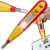 SKÚŠOBNÁ SONDA MERANIA NAPÄTIA S LCD DISPLEJOM TESTER DETEKTOR PRÚDU SO SVETLOM