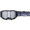 KENNY 251-0702010-09 motokrosové okuliare model Performance Level 1, čierne - číry zorník - farba čierna/biela