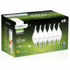 6x Žiarovka E14 Sviečka BA35 7W = 60W 806lm 4000K Neutrálna 360° LUMILED