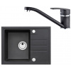Set Alveus (dřez Intermezzo 30 Black 91 + baterie Nina Black 91) SETA002