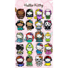 CUKROVÁ TLAČ jedlý obrázok na tortu Cukrová hmota Postavy Hello Kitty + MENO
