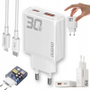 Nabíjačka Dudao A30EUL 30W USB-A / USB-C + kábel USB-C Lightning