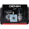 Denim Black voda po holení pro muže 100 ml + deospray 150 ml + kosmetická taška dárková sada