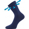Lonka Drbambik ponožky s volným lemem 3 páry tmavě modrá