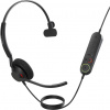 Jabra Engage 40 Slúchadlá s mikrofónom Kábel Pres hlavu Kancelária / call centrum USB Typ-A Bluetooth Čierna (4093-419-279)