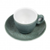 SABBIA zelená šálka s podšálkou Veľkosť: 7cl na ESPRESSO