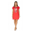 Regina Dámska nočná košeľa Sunny day night, červená, veľ. XL, XL (42)