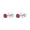 Brosway Krásné stříbrné náušnice Fancy Passion Ruby FPR43