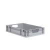 Euro prepravky classic-line B, madlá sivé, z PP, 600 x 400 x 120 mm, BJ = 8 ks