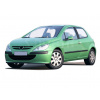 Nerez kryty kľučiek Peugeot 307 - 4 ks