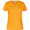James & Nicholson Tričko JN 789, krátký rukáv, dámské COT02078903104-gold yellow XL Žlutá zlatavě