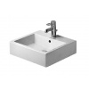 Duravit Vero - Umývadlo, 50x47 cm, s prepadom, s otvorom na batériu, biela 0454500027