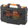 BLACK+DECKER 76-dielna sada vrtákov a bitov A7231