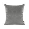 Obojstranná obliečka na vankúš so zamatu a imitácia ľanu s okrajom - Velvet 57G, linetková 45 x 45 cm, ZA-404629