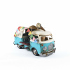 Kovové auto „ICECREAM“ – Retro zmrzlinový van biolomodrý
