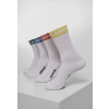 Short Sporty Logo Socks Coloured Cuff 4-Pack 35-38
