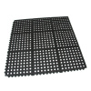 Gumová protiúnavová dierovaná rohož FLOMA Restaurant Top Tile - dĺžka 91 cm, šírka 91 cm, výška 1,4 cm