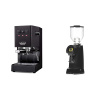 Gaggia New Classic EVO, black + Eureka Helios 65, black