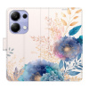 Flip pouzdro iSaprio - Xiaomi Redmi Note 13 Pro 4G / Poco M6 Pro 4G - Ornamental Flowers 03 - kapsičky na karty (Knížkový flip kryt, obal, pouzdro iSaprio na mobil Xiaomi Redmi Note 13 Pro 4G / Poco M