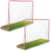 NeoSport 2ks veľká futbalová bránka 183x122x61cm - červená NeoSport