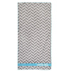 Spokey ZIGZAG Rýchloschnúci športový uterák, 80 x 160 cm