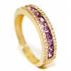 Krúžok gold 585 ametyst, cubic Zirconia (Krúžok gold 585 ametyst, cubic Zirconia)