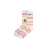 SANTA CRUZ ponožky - Screaming Mini Hand Stripe Sck White Stripe (WHITE STRIPE) veľkosť: OS